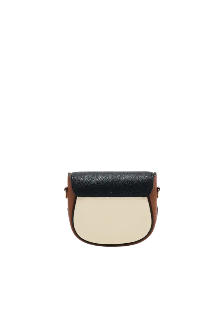 Marc Jacobs The Colorblock Pebble Saddle Bag In Cloud White Multi 2F5HCR019H01