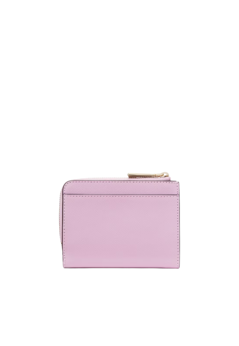 Kate Spade Madison Small L Zip Wallet In Berry Cream KH615