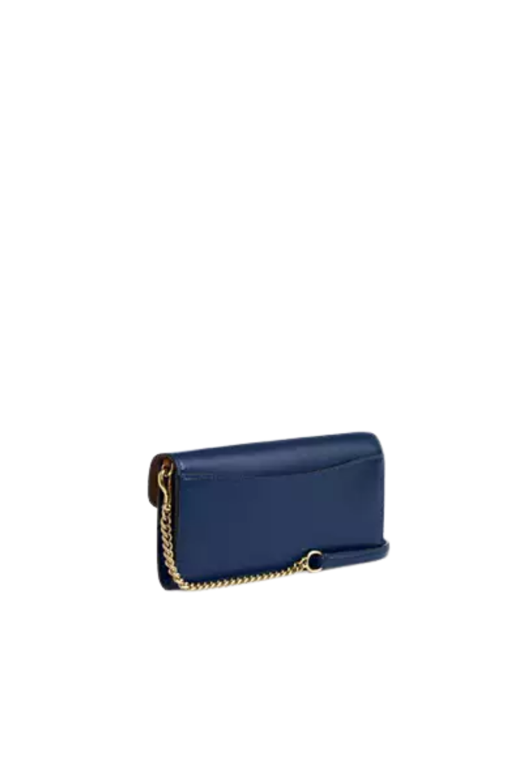 ( PREORDER ) Coach Klare With Chain Wallet In Deep Blue CBI22