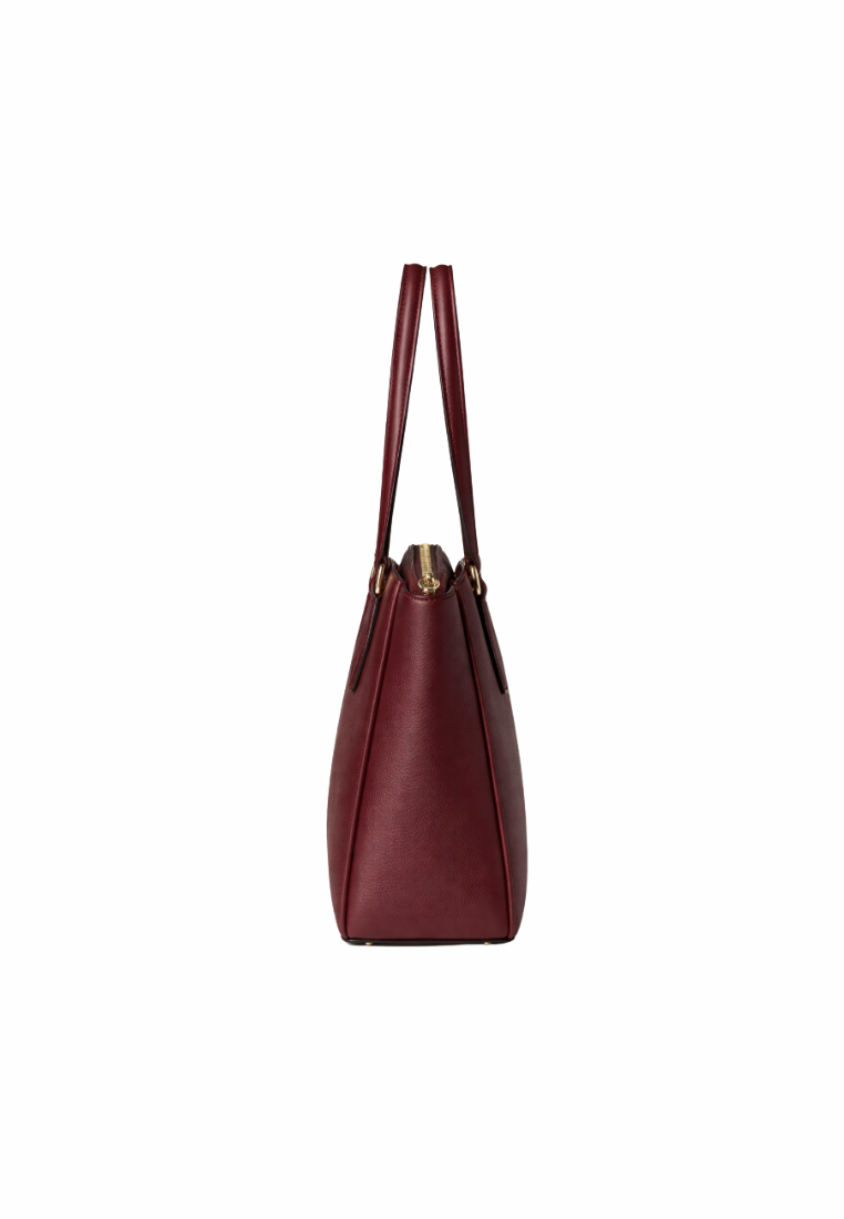 Kate Spade Monet Large Compartment Tote Bag In Dark Merlot WKRU6948