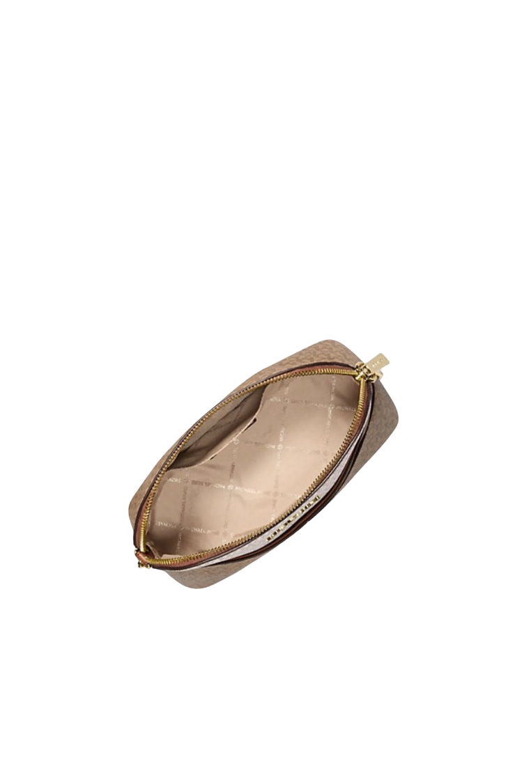 Michael Kors Jet Set Travel Medium Dome Color-Block Crossbody Bag In Camel Multi 35S5GTVC6B