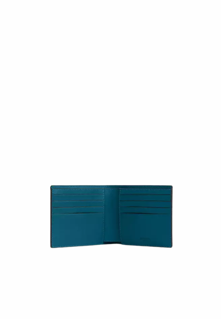 Coach 3 In 1 Wallet In Signature Canvas In Aqua Marine Teal CW380