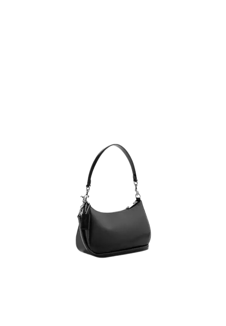 ( PREORDER ) Coach Teri Shoulder Shoulder Bag In Silver Black CV938