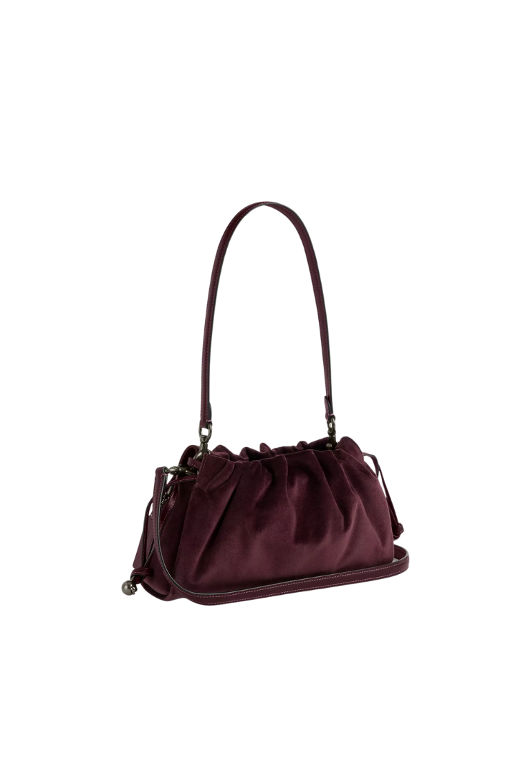( PREORDER ) Coach Faye Shoulder Bag In Burgundy CCE40
