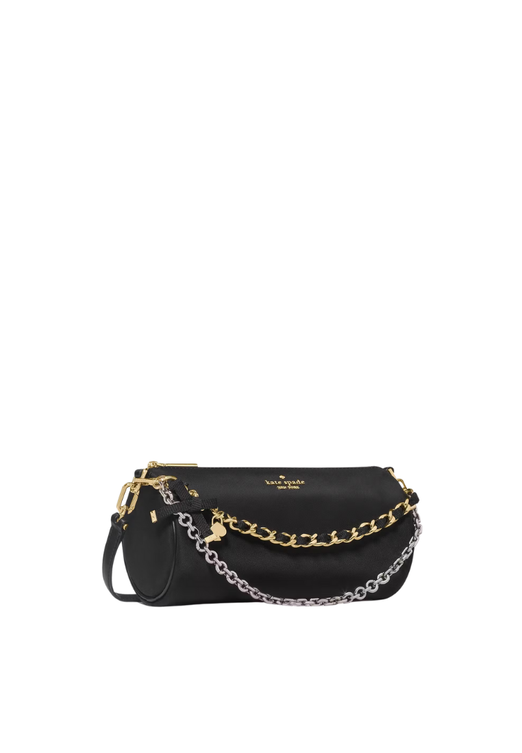 ( PREORDER ) Kate Spade Roulette Nylon Mini Convertible Crossbody Bag In Black KN200