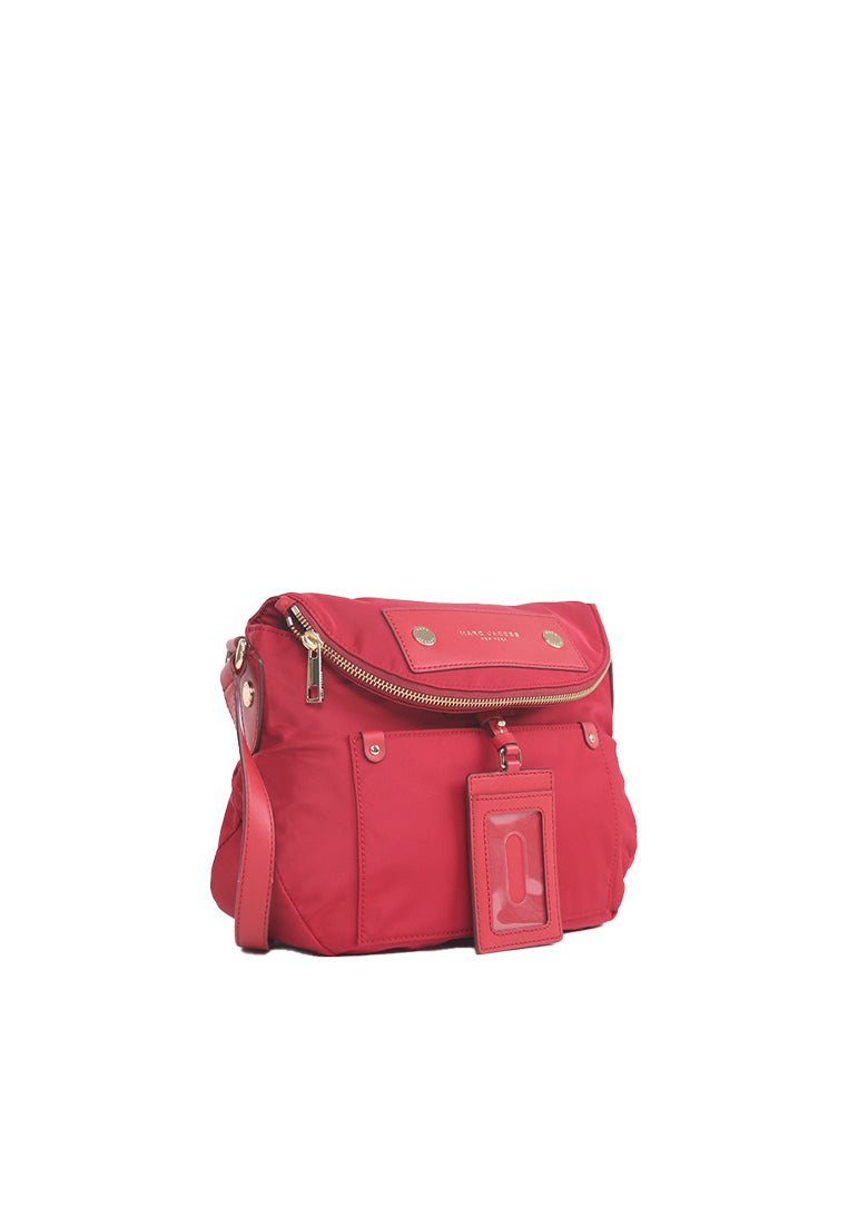 Marc Jacobs Preppy Nylon Natasha Crossbody Bag In Savvy Red M0014625