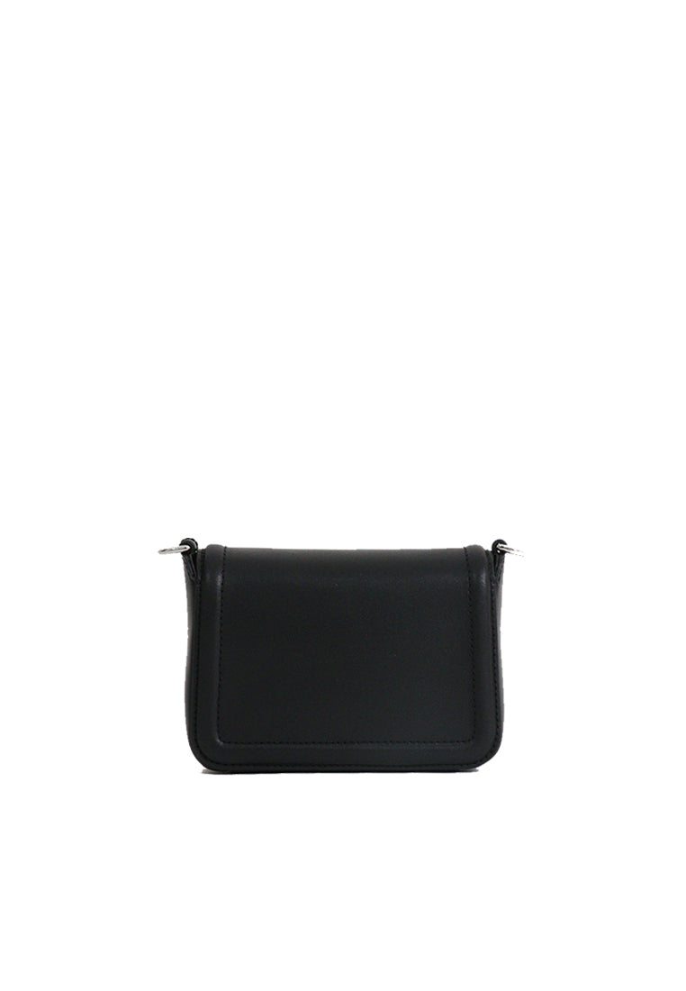 Marc Jacobs Small Full Flap Logo Shoulder bag In Black H130L01RE22