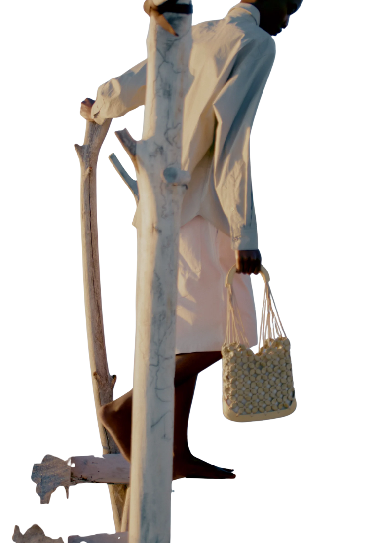 ( PREORDER ) Polene Sole Shoulder Bag In Oat
