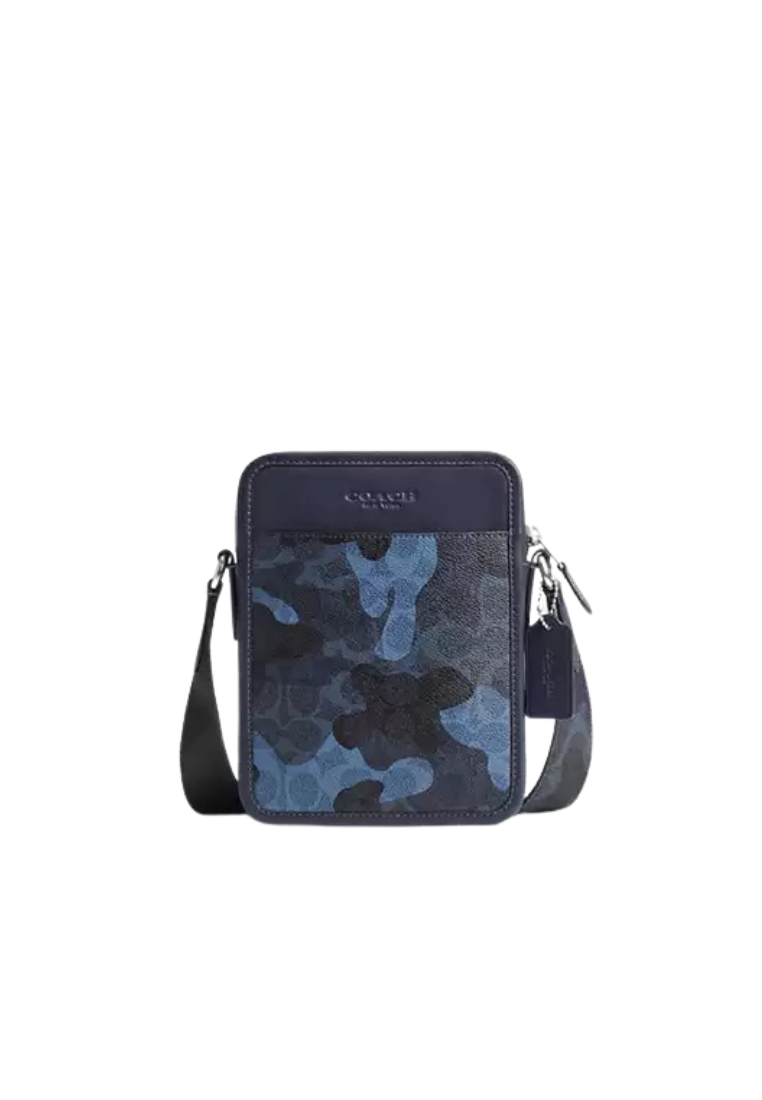 Coach Sullivan Crossbody Bag In Signature Camo Print In Blue Multi CDR04