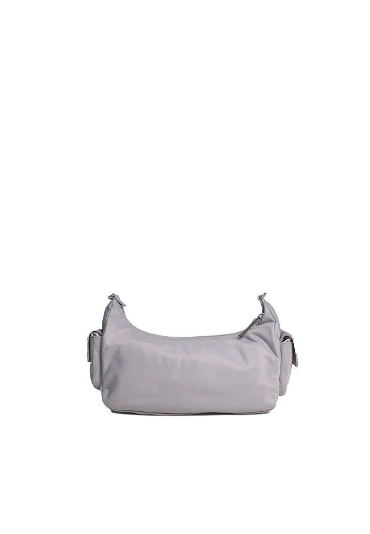 Tory Burch Nylon Convertible Shoulder Bag In Bay Gray 164444