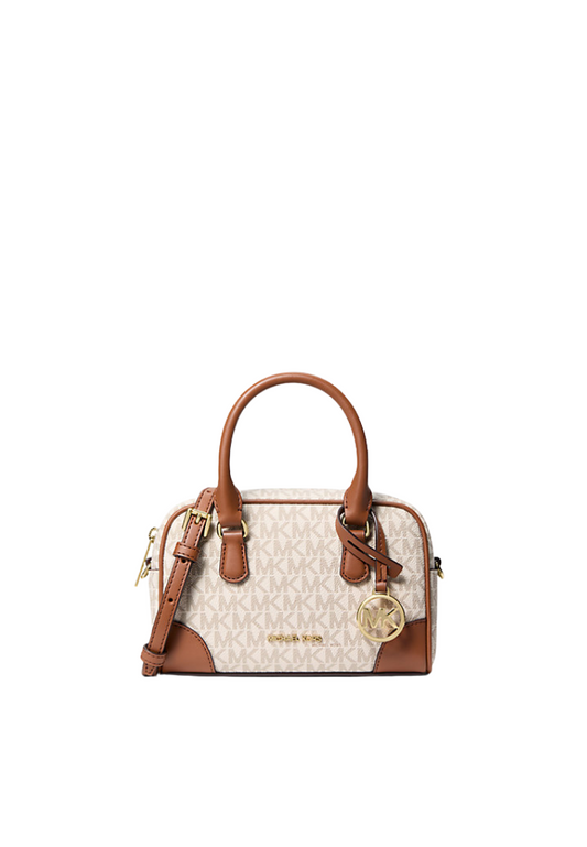( PREORDER ) Michael Kors Thompson Extra-Small Signature Logo Convertible Satchel Bag In Vanilla 35F5G7OC0B