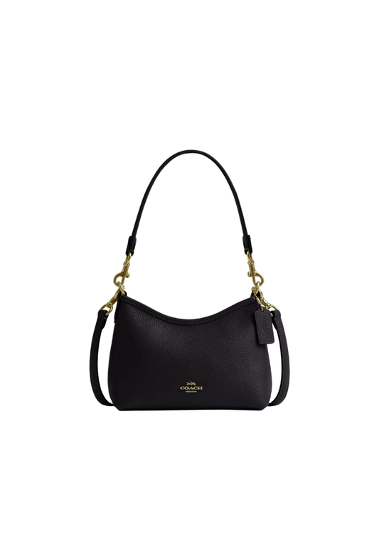 ( PREORDER ) Coach Laurel Small Shoulder Bag In Gold Black CBH16