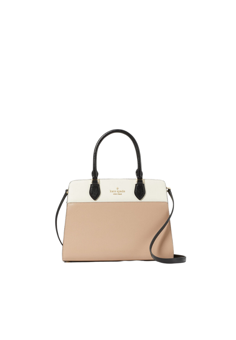 Kate Spade Madison Colorblock Medium Satchel Bag In Toasted KC621