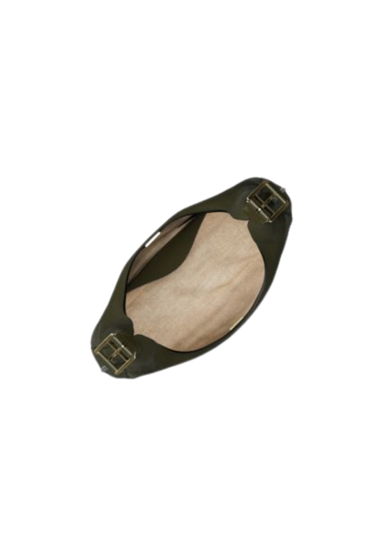 ( PREORDER ) Michael Kors Nolita Large Nubuck Hobo Shoulder Bag In Ivy 30F4GY5H3T