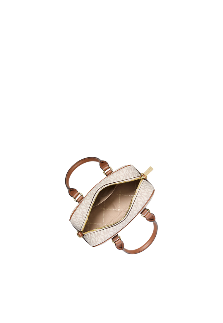 ( PREORDER ) Michael Kors Thompson Extra-Small Signature Logo Convertible Satchel Bag In Vanilla 35F5G7OC0B