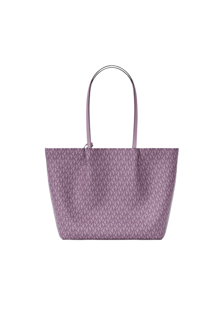 ( PREORDER ) Michael Kors Carson Large Signature Logo Tote Bag In Light Quartz 35R6S2ZT9V