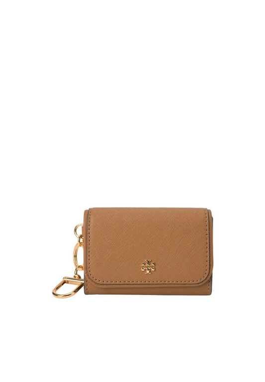 Tory Burch Emerson Flap Card Case In Moose 157146