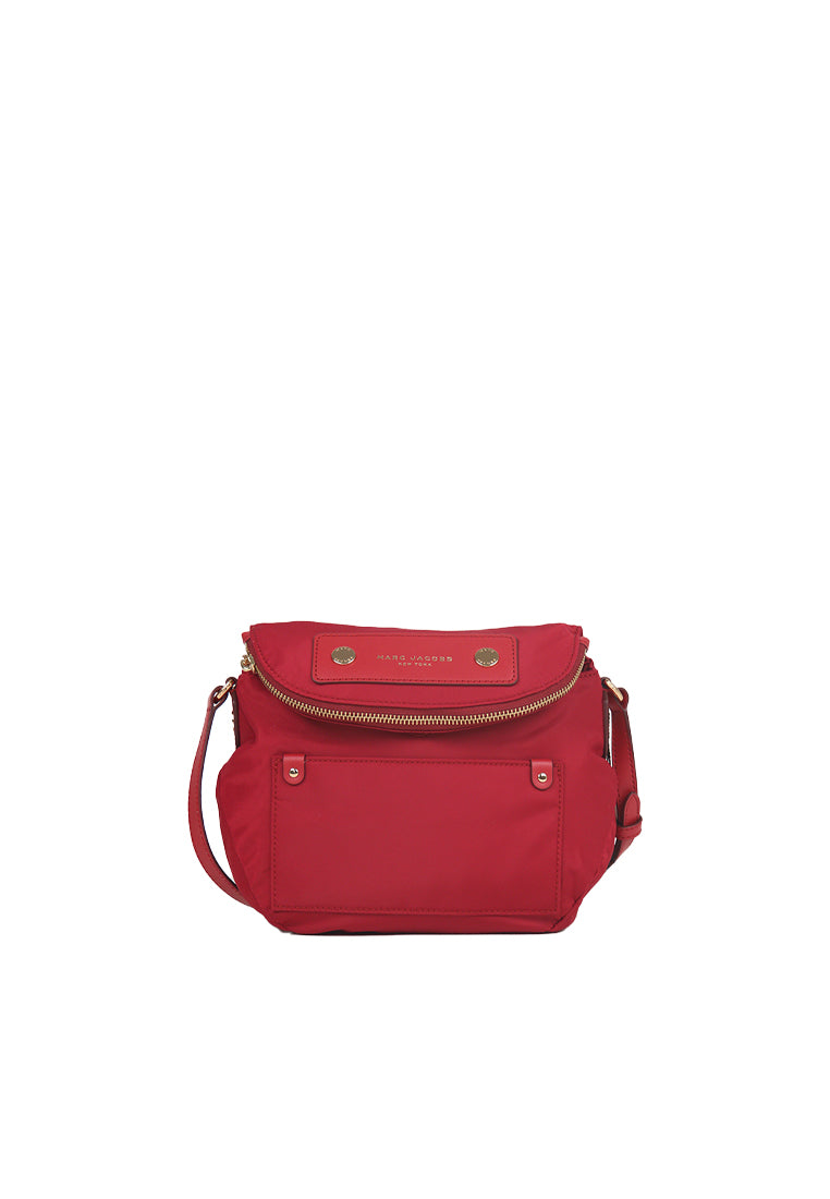 Marc Jacobs Preppy Nylon Mini Natasha Crossbody Bag In Savvy Red M0012909