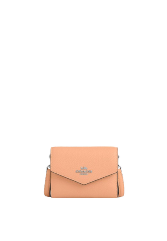 Coach Mini Envelope Wallet With Strap In Faded Blush CU170