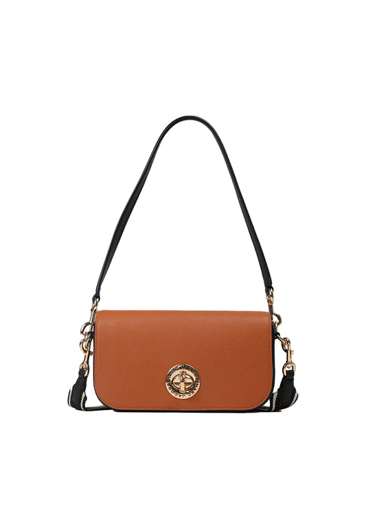 Marc Jacobs Turnlock Shoulder Bag In Smoked Almond Multi 4F3HSH020H02
