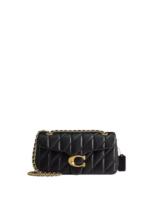 ( PREORDER ) Coach Tabby 26 With Pillow Quilting Shoulder Bag In Brass Black CP150
