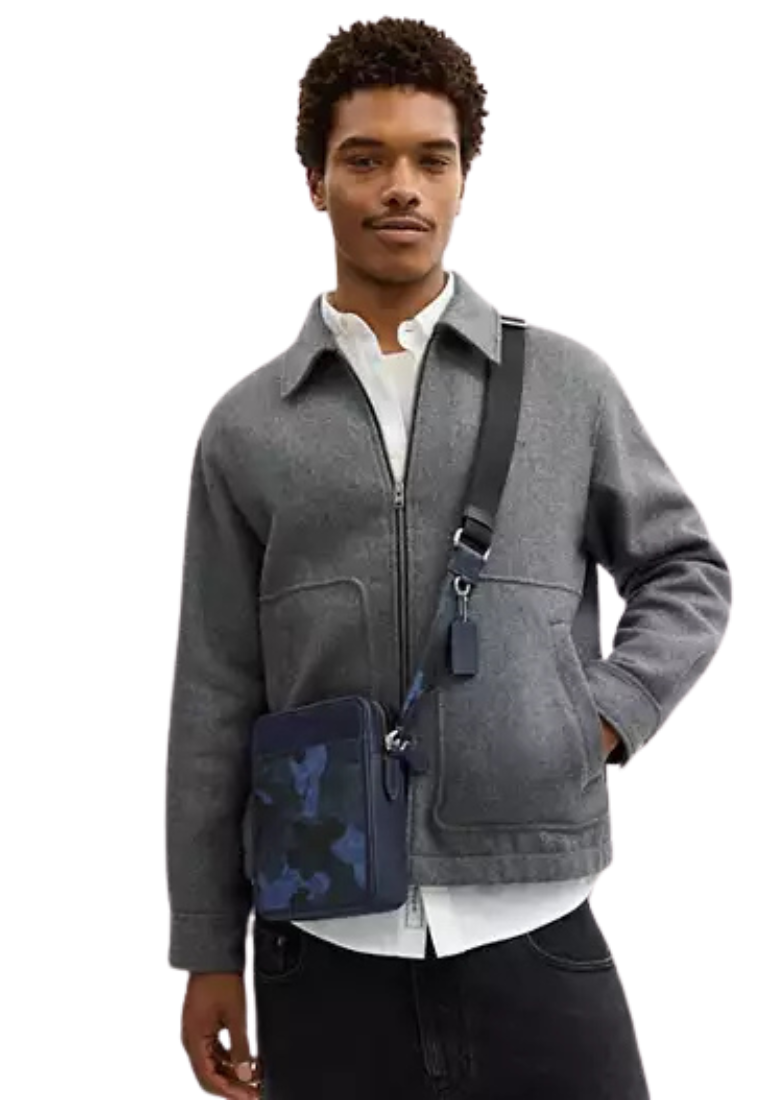 Coach Sullivan Crossbody Bag In Signature Camo Print In Blue Multi CDR04
