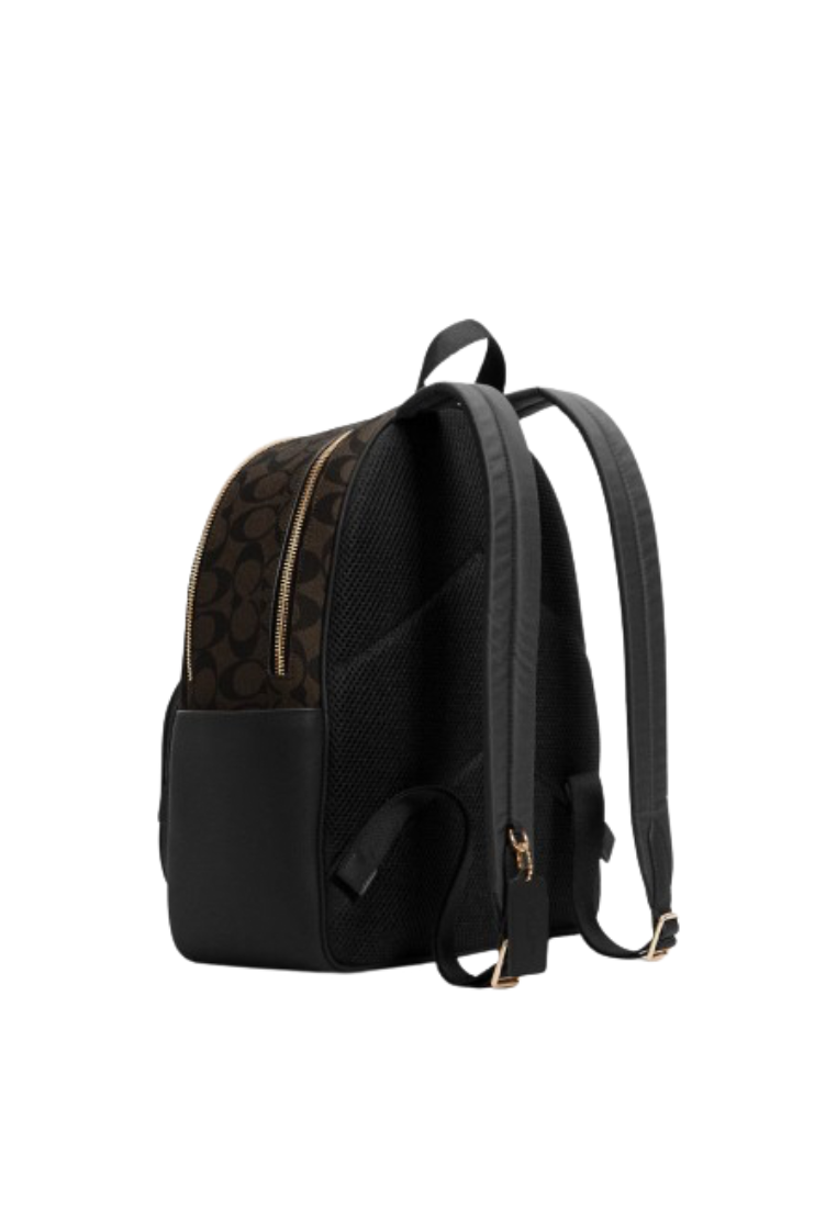 Coach Signature Court 5671 Backpack In Brown Black