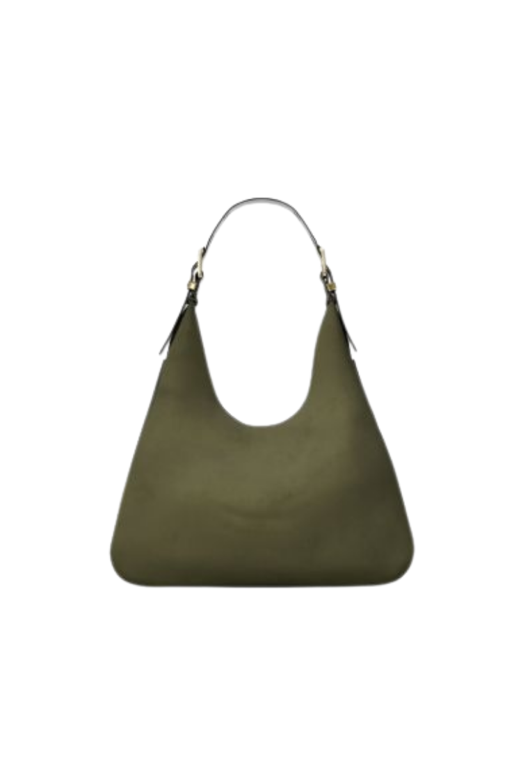( PREORDER ) Michael Kors Nolita Large Nubuck Hobo Shoulder Bag In Ivy 30F4GY5H3T