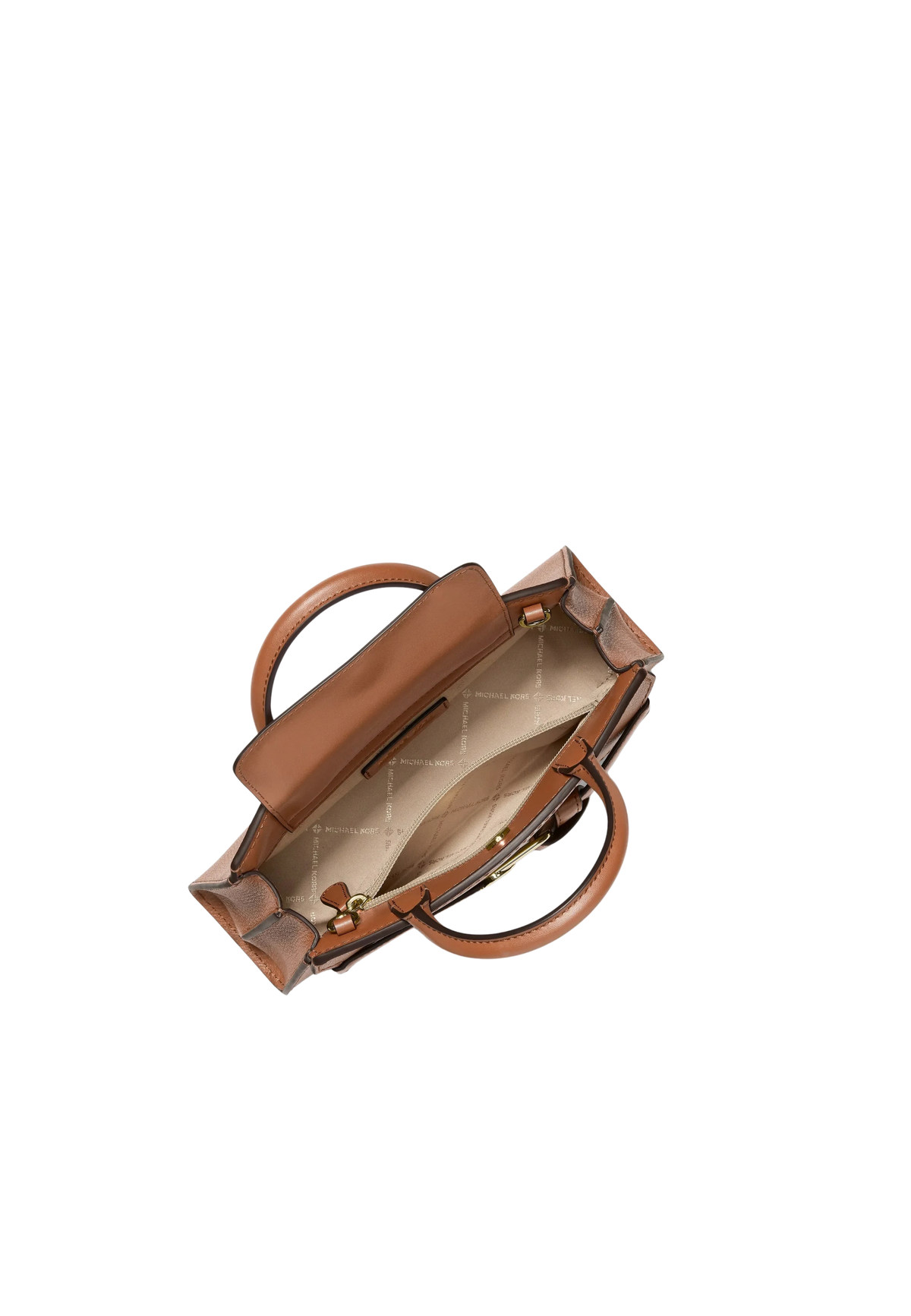 Michael Kors Greta Small Leather Convertible Crossbody Bag In Luggage 35F6GG8S1L