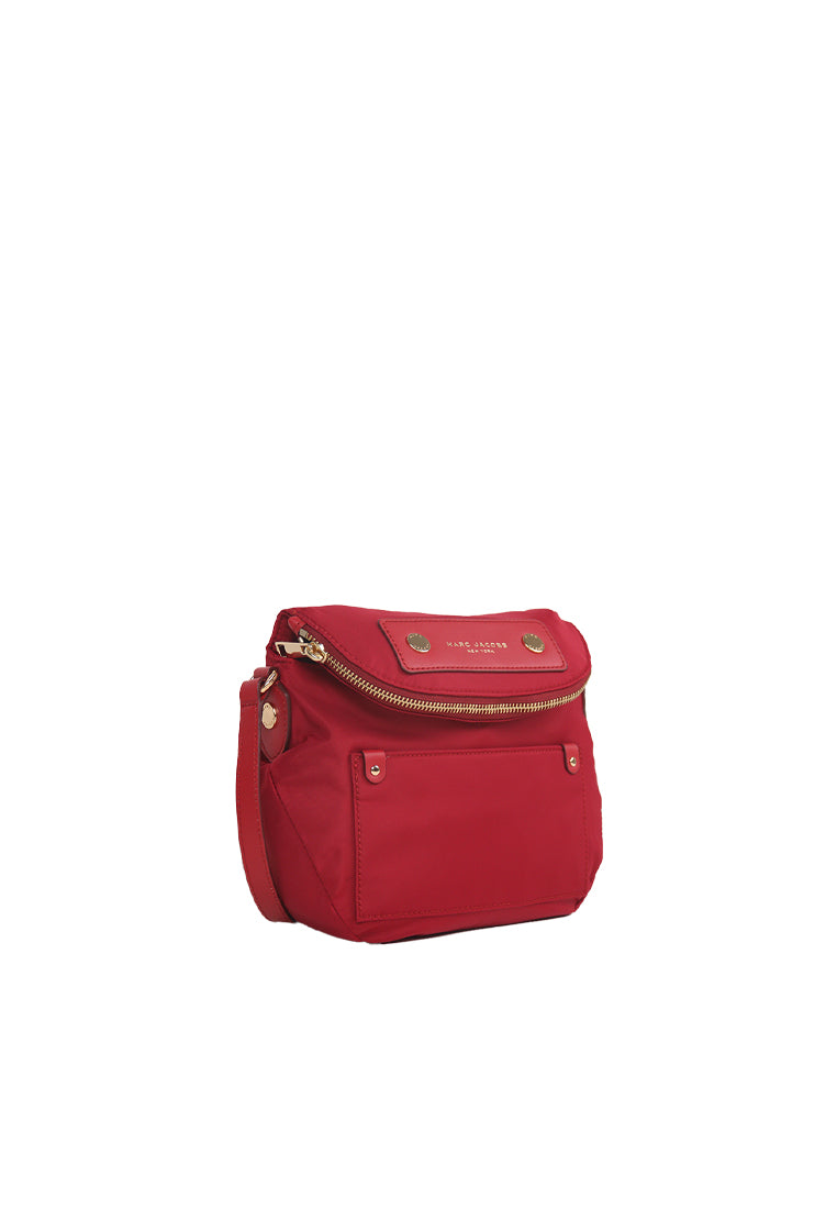 Marc Jacobs Preppy Nylon Mini Natasha Crossbody Bag In Savvy Red M0012909