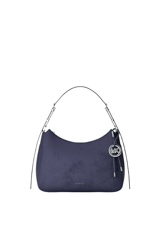 ( PREORDER ) Michael Kors Nolita Medium Nubuck Shoulder Bag In Dress Blues 30F5SY5M2L