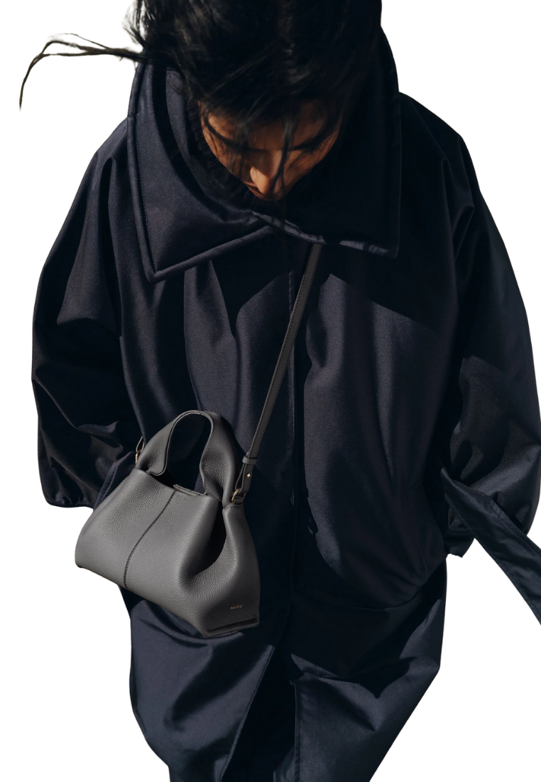 ( PREORDER ) Polene Numero Neuf Mini Crossbody Bag In Textured Stone
