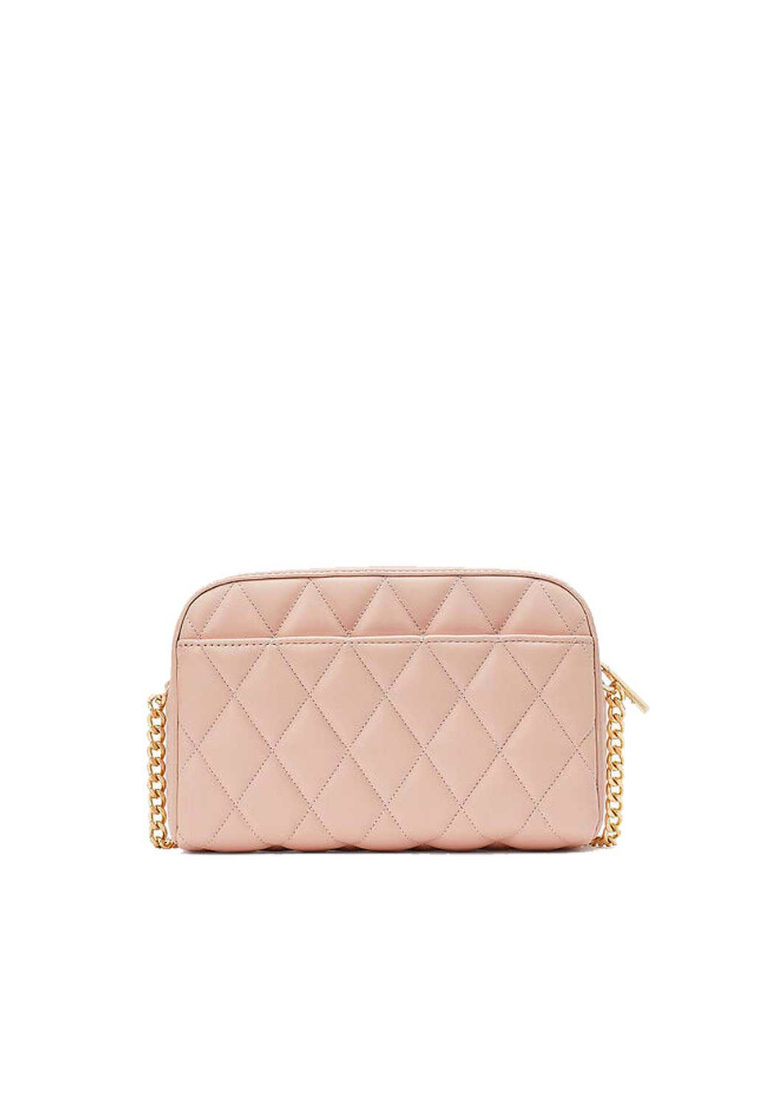 Kate Spade Carey Quilted Mini Camera Crossbody Bag In Conch Pink KA592