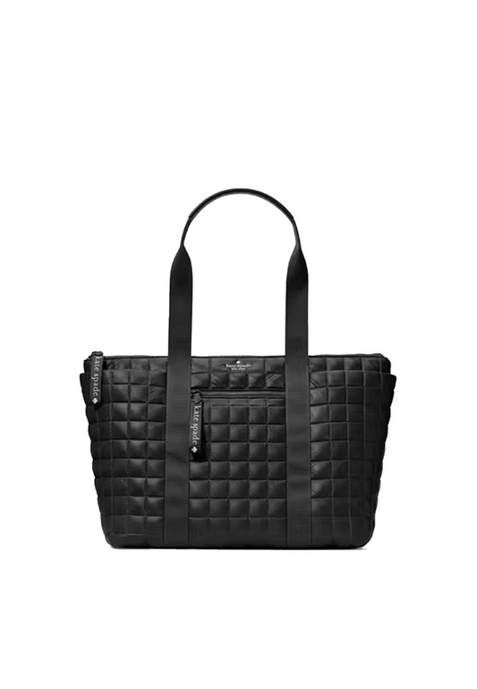 Kate Spade Camden Quilted Extra Large Tote Bag In Black KH405