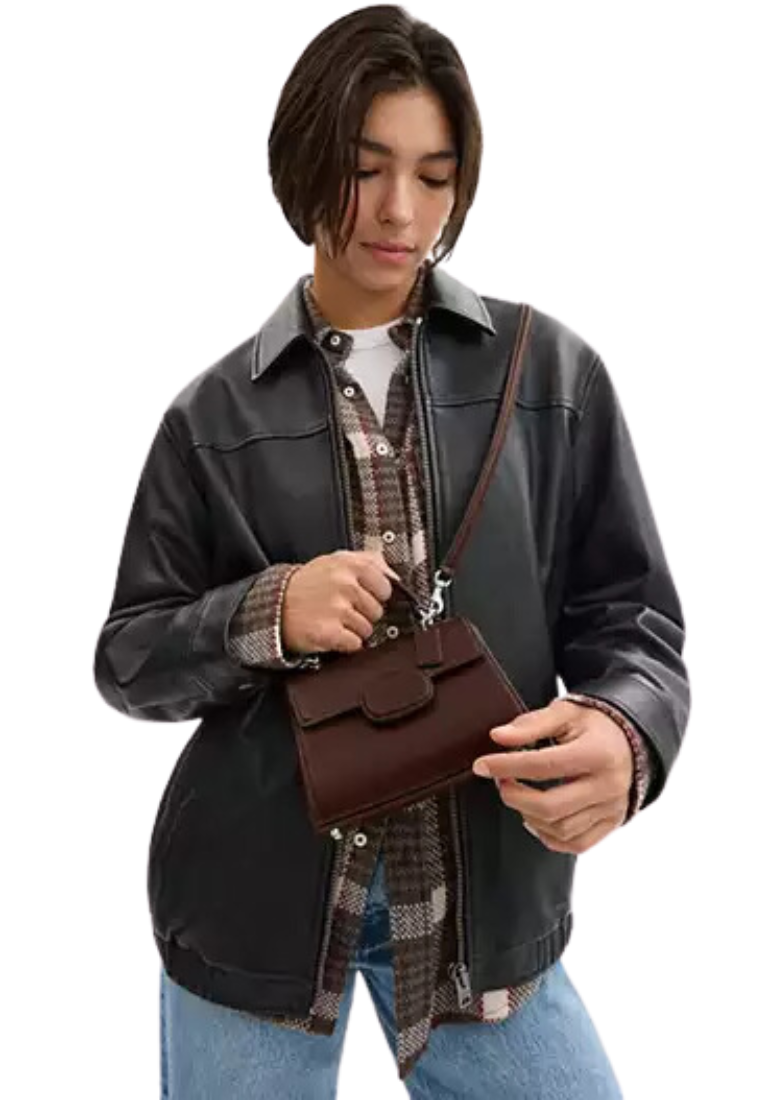 Coach Eliza Top Handle Bag Mini In Maple CW182