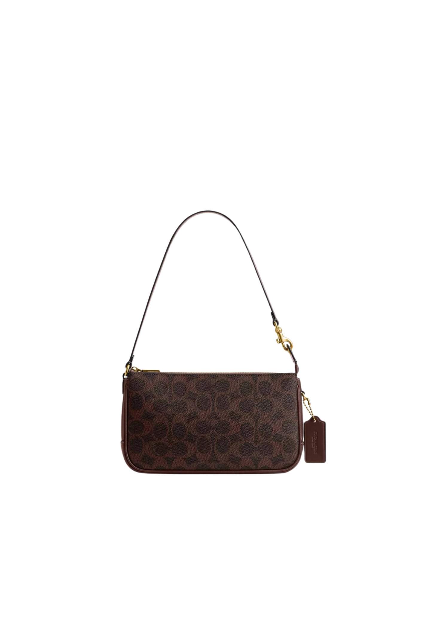 Coach Plaza Bag 22 Shoulder Bag Signature Canvas In Maple CCC42