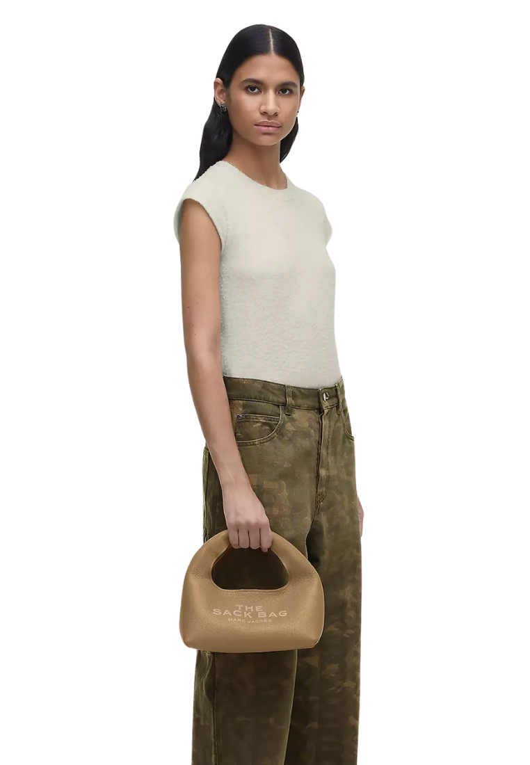 ( PREORDER ) Marc Jacobs The Mini Sack Handbag In Camel 2F3HSH020H01