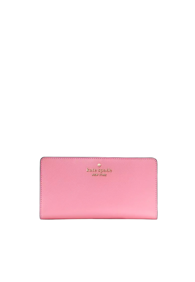 Kate Spade Madison Large Slim Bifold Wallet In Blossom Pie KC579