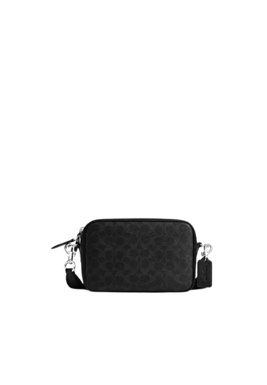 ( PREORDER ) Coach Radio Camera Bag In Signature Canvas Crossbody bag In Black Signature CDV24