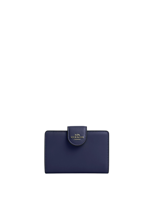 Coach Corner Zip Wallet Medium In True Navy CR791