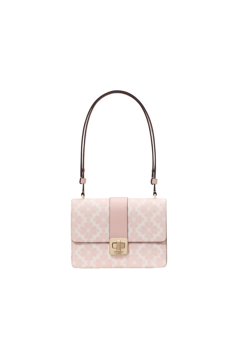 Kate Spade Spade Flower Small Shoulder Bag In Rose Smoke KK999