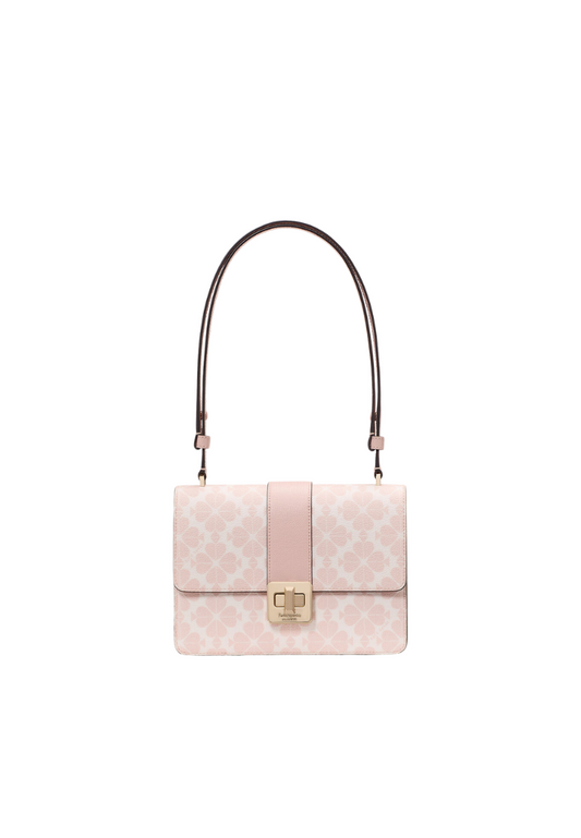 Kate Spade Spade Flower Small Shoulder Bag In Rose Smoke KK999