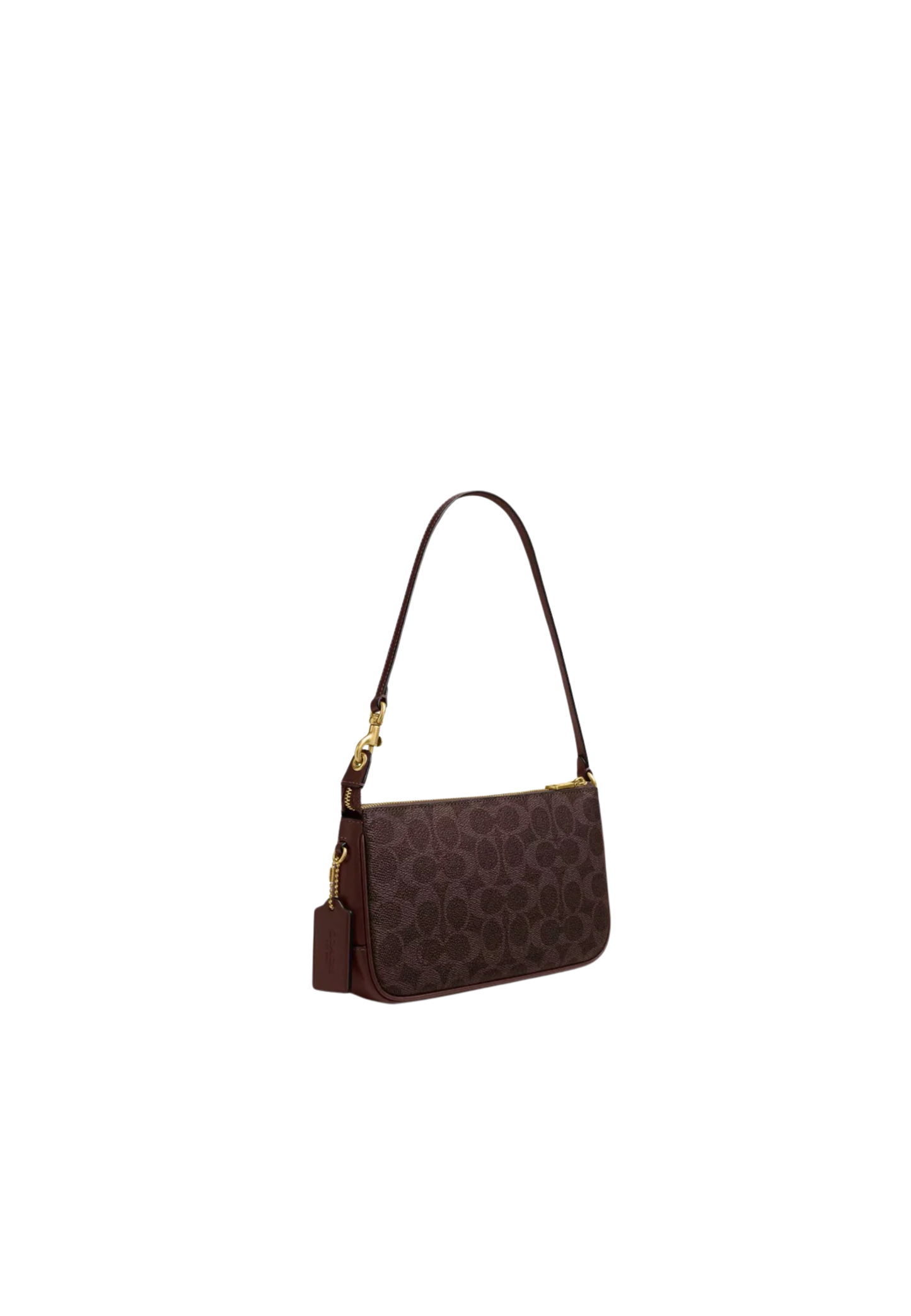 Coach Plaza Bag 22 Shoulder Bag Signature Canvas In Maple CCC42