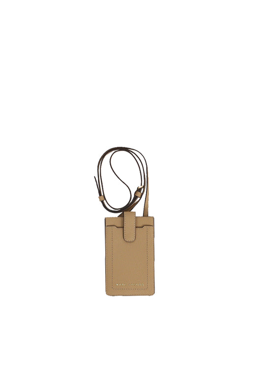Marc Jacobs The Groove Leather Phone Crossbody bag In Iced Coffee S107L01SP21