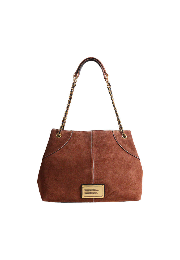 Marc Jacobs The Large Plaza Tote Bag In Cognac 4F5HTT077H01