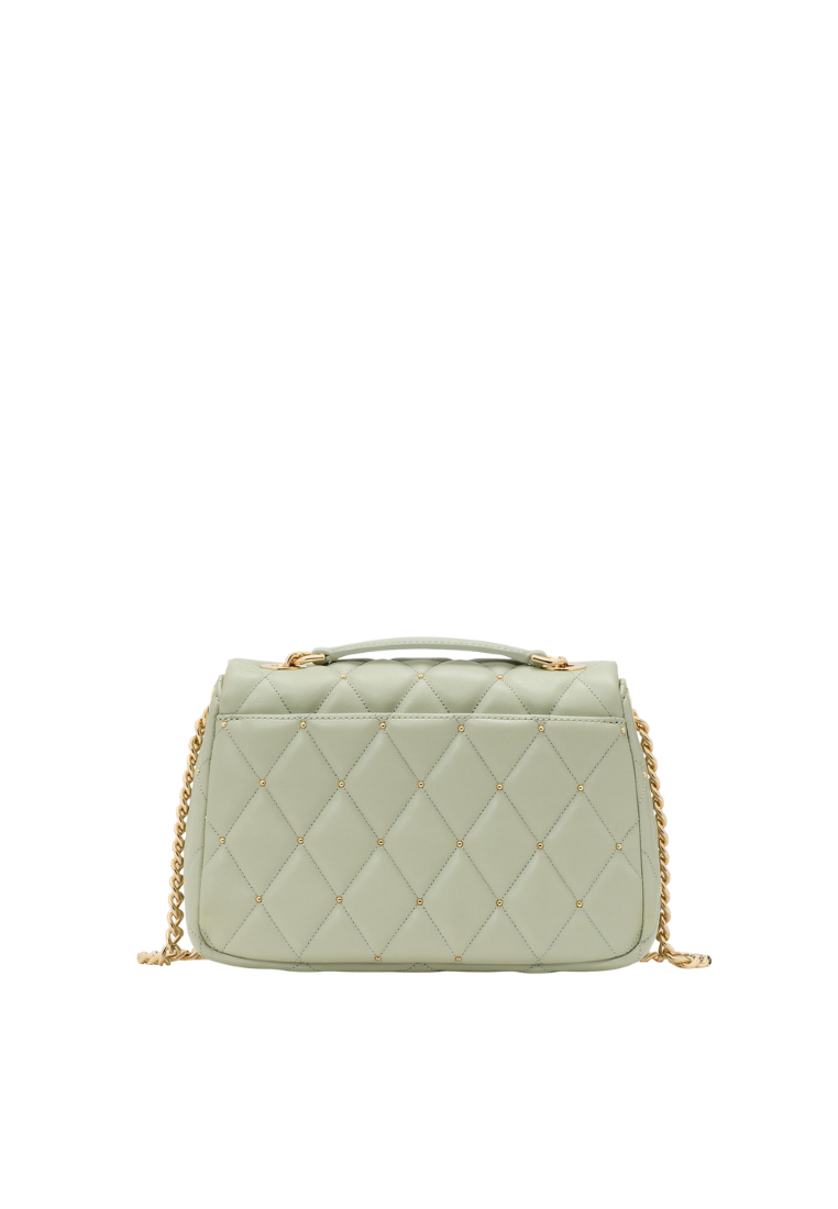 Kate Spade Carey Quilted Studs Small Flap Crossbody Bag In Sage Bundle KL889