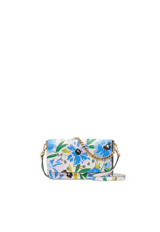 Kate Spade Madison Floral Willow Mini Crossbody Bag In Cream Multi KK939
