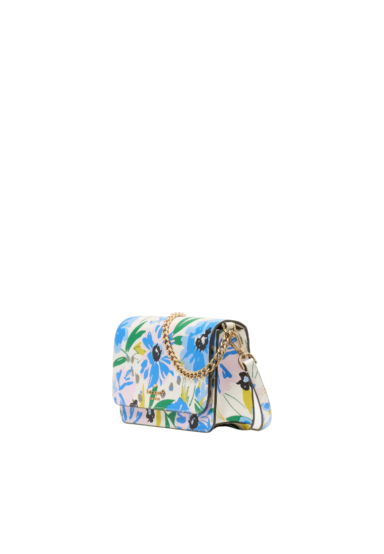Kate Spade Madison Floral Willow Mini Crossbody Bag In Cream Multi KK939