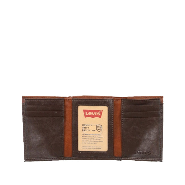 Levi's Wallet Trifold 31LP110041 In Brown Tan