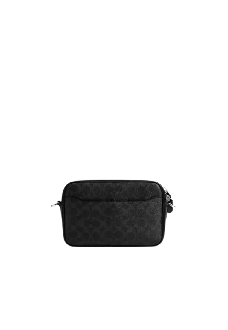 ( PREORDER ) Coach Radio Camera Bag In Signature Canvas Crossbody bag In Black Signature CDV24